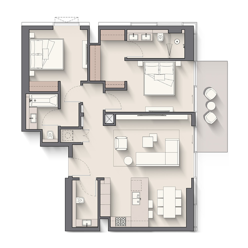 Apartments plan