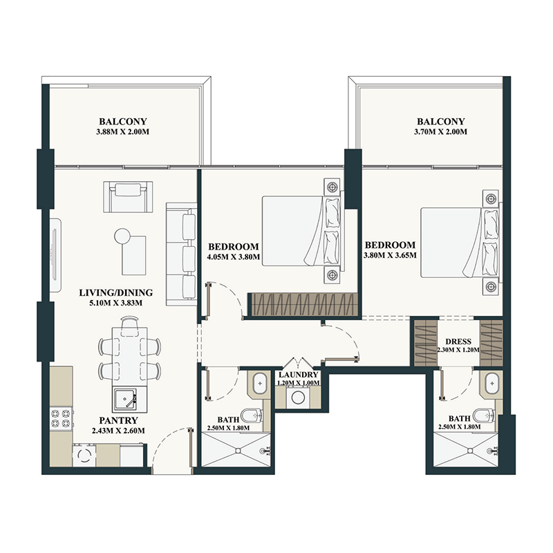 Apartments plan