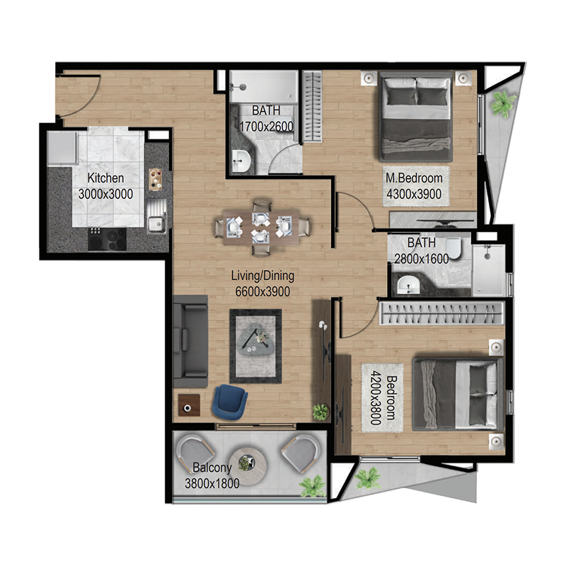 Apartments plan