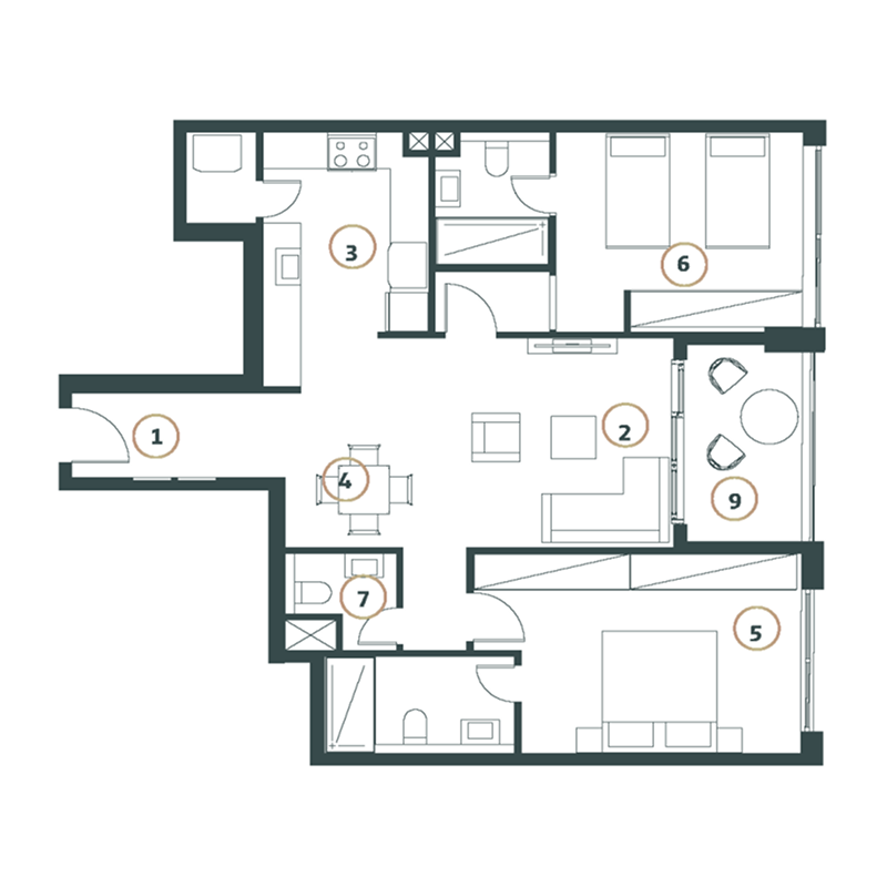 Apartments plan