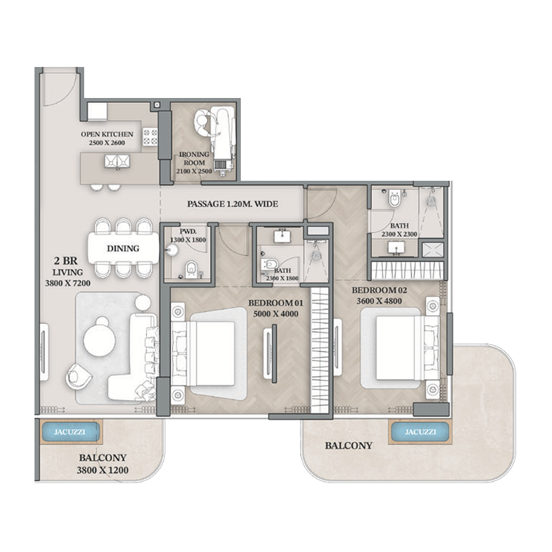 Apartments plan