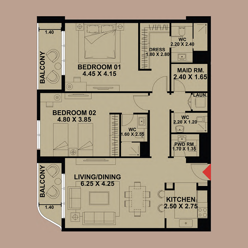 Apartments plan