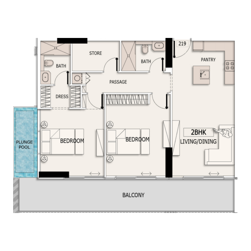 Apartments plan