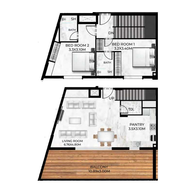 Duplex plan
