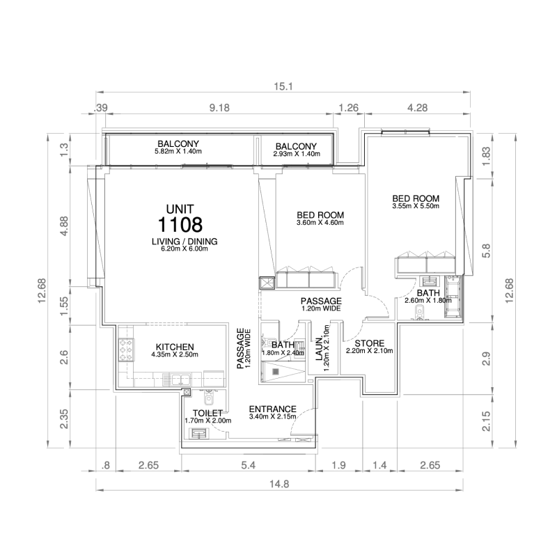 Apartments plan