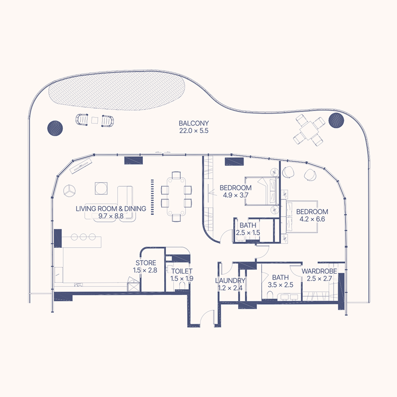 Apartments plan