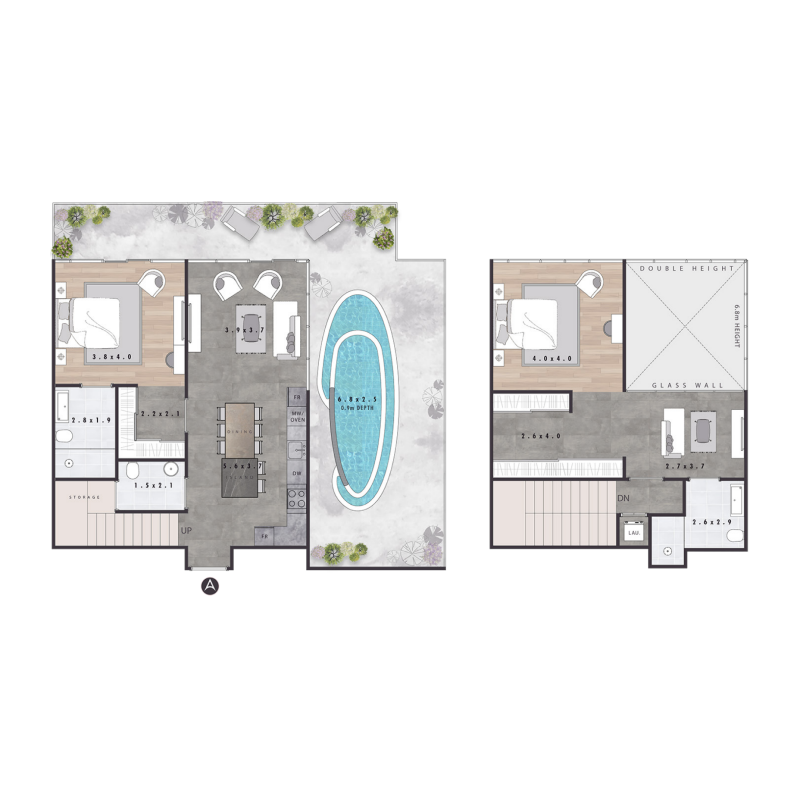 Sky Villa plan