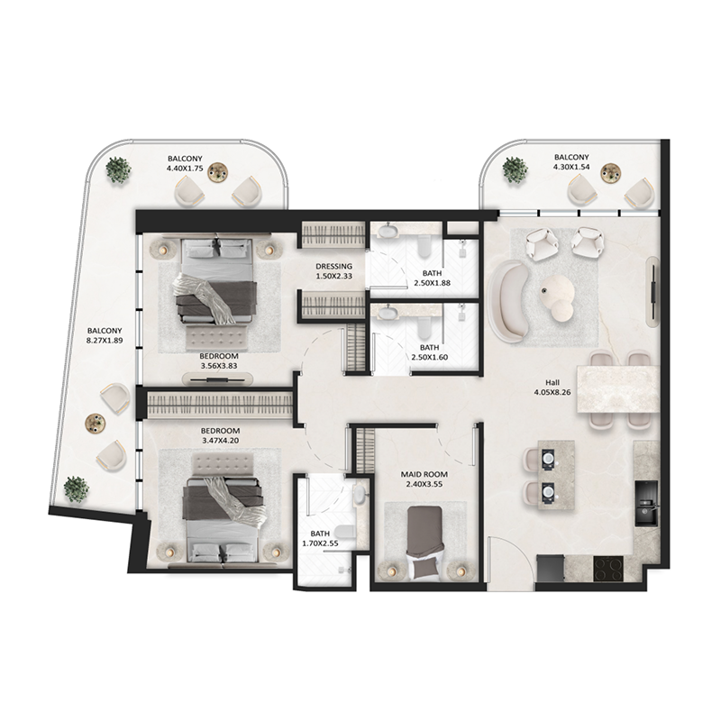 Apartments plan