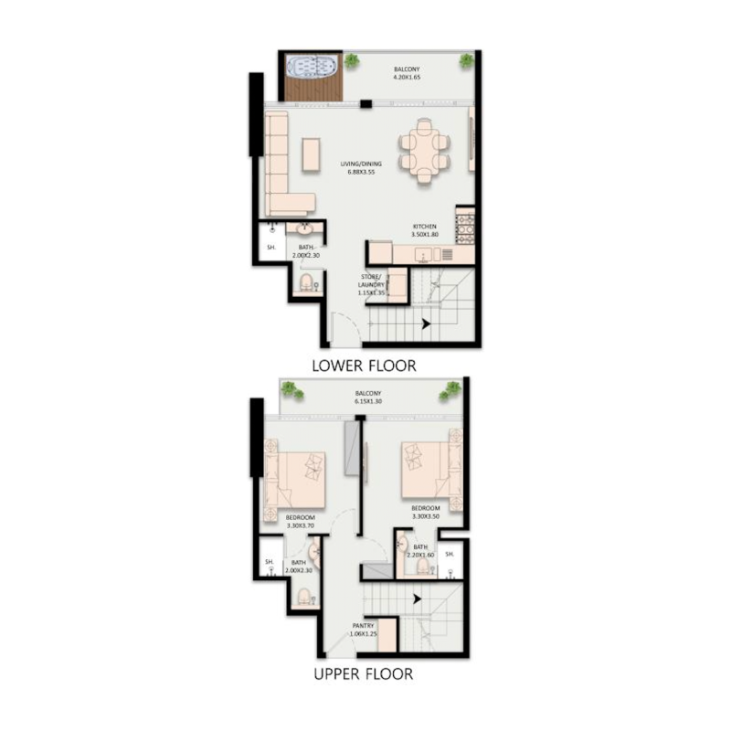 Duplex plan