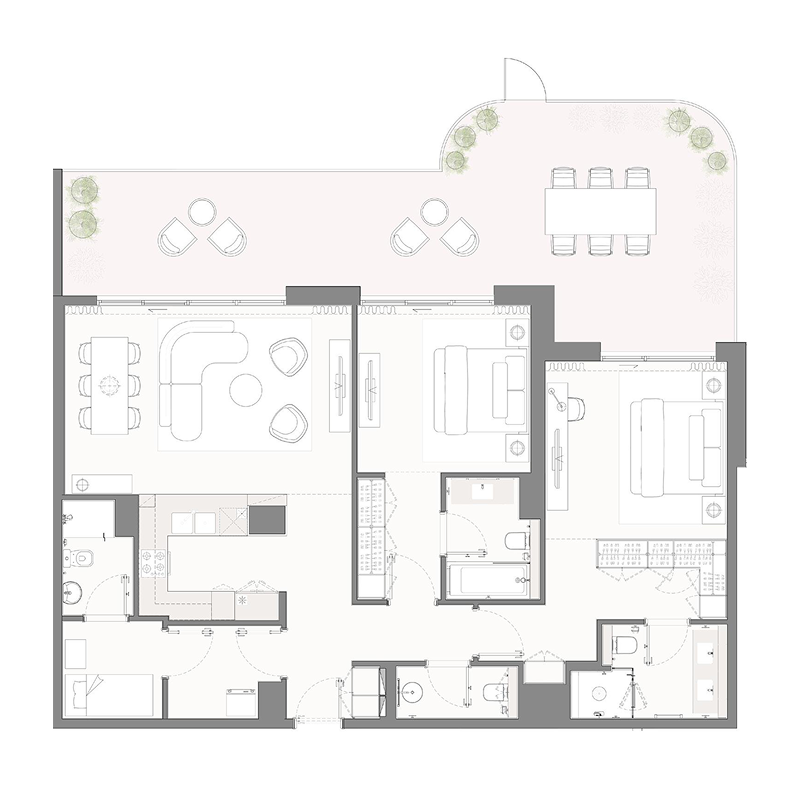 Apartments plan
