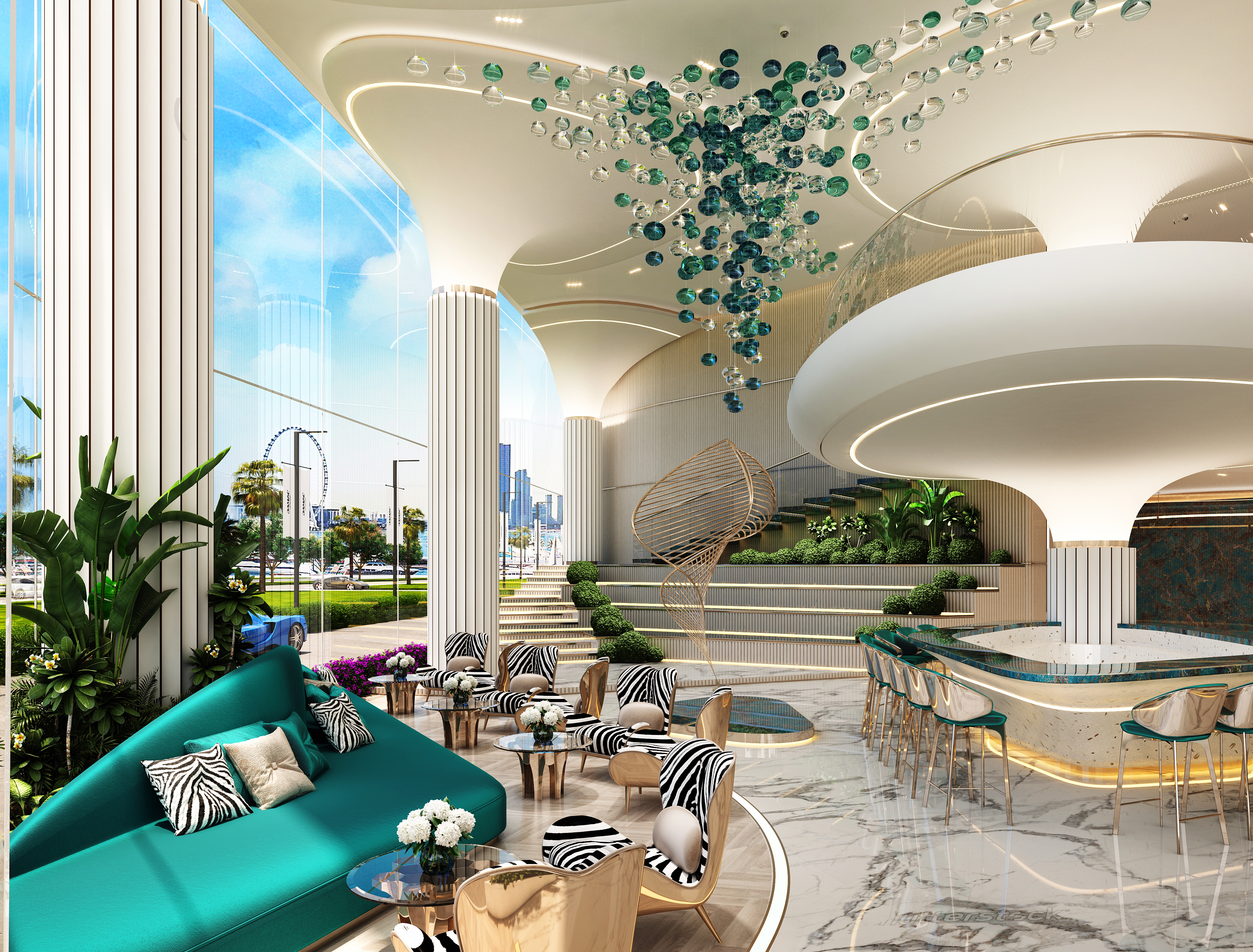Damac Bay lobby 5