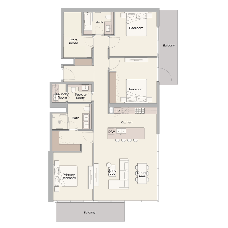 Apartments plan