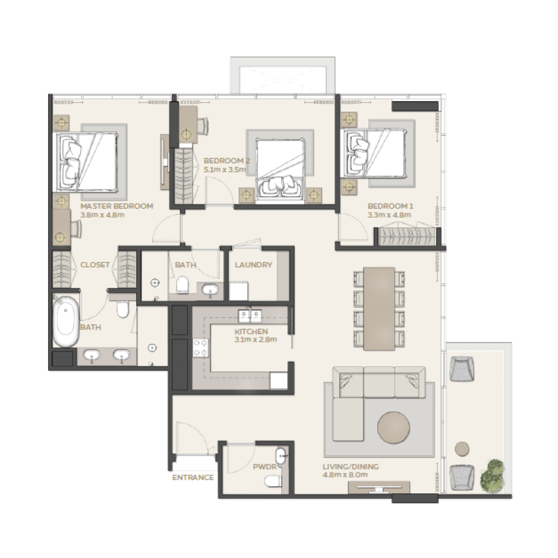 Apartments plan