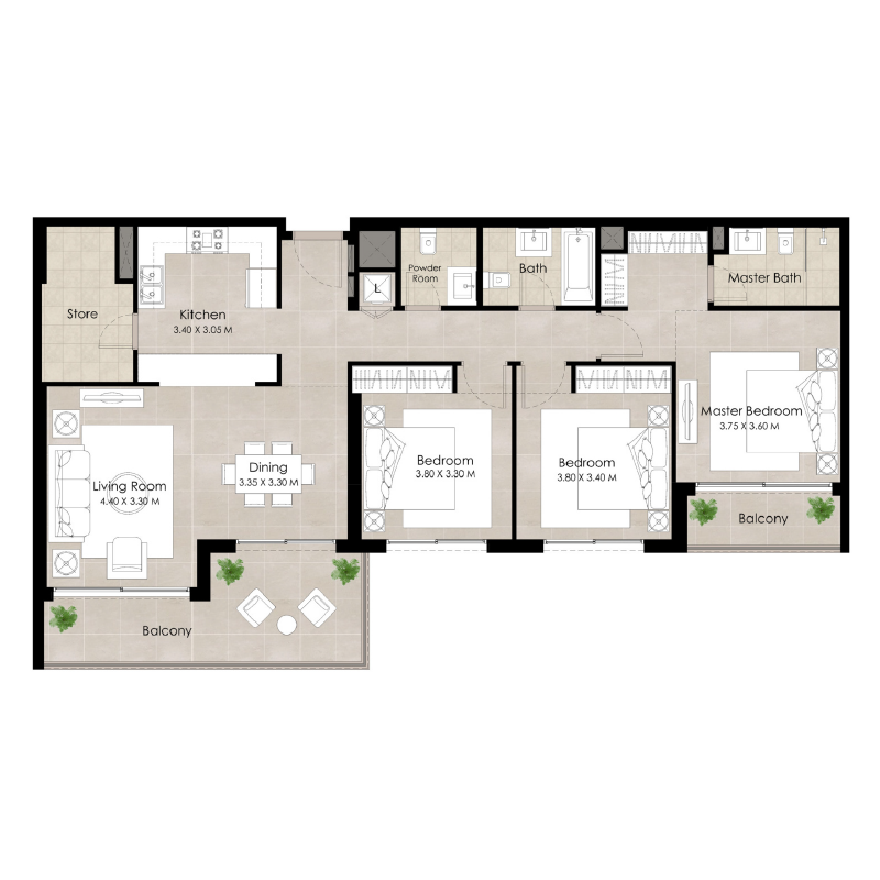 Apartments plan
