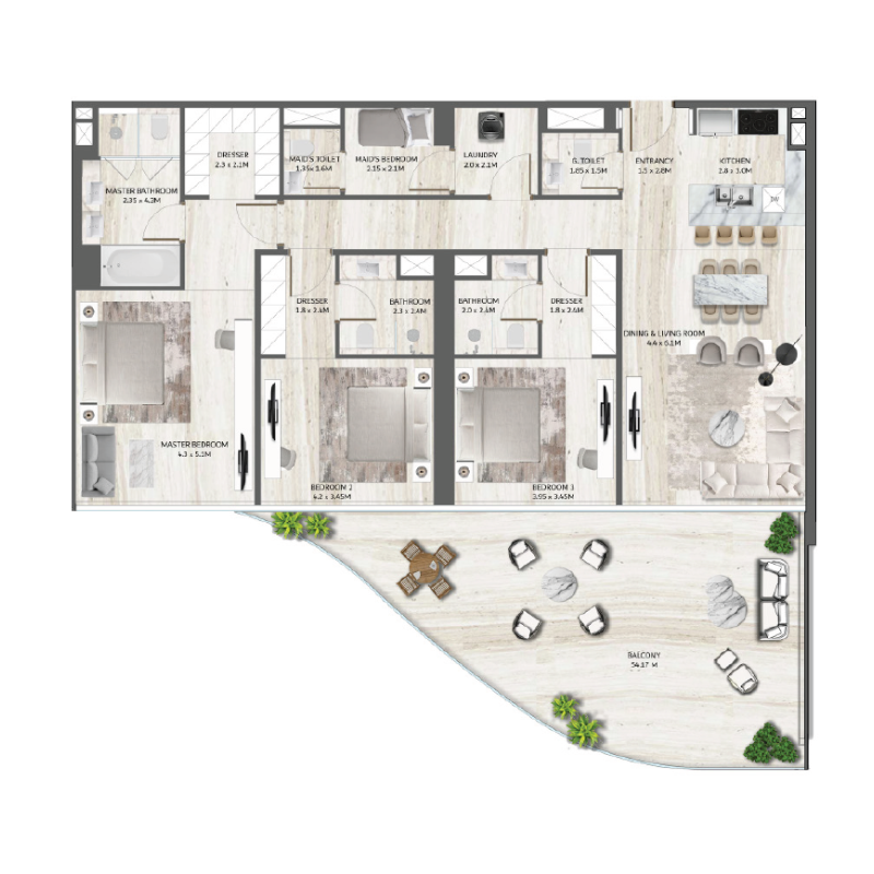 Apartments plan