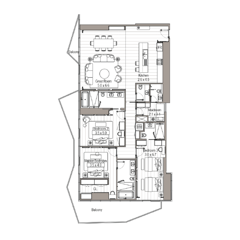 Apartments plan