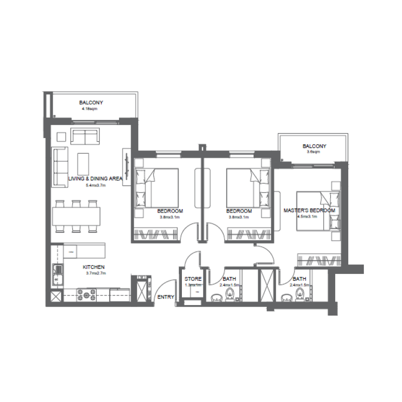 Apartments plan