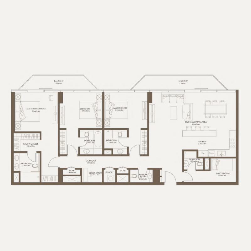 Apartments plan