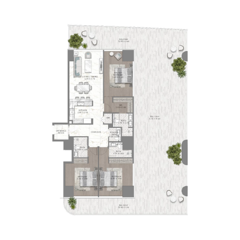 Apartments plan
