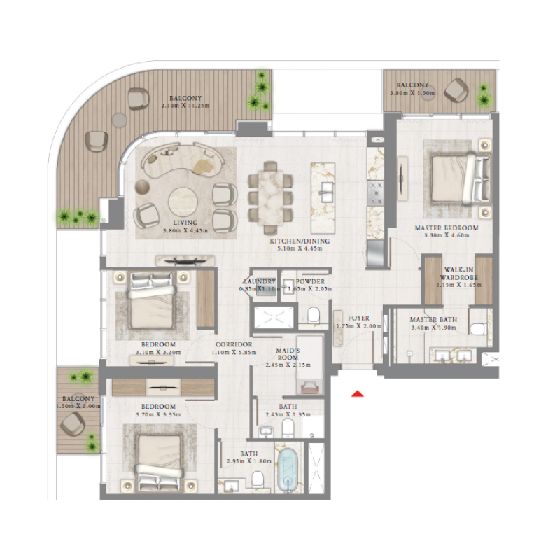 Apartments plan