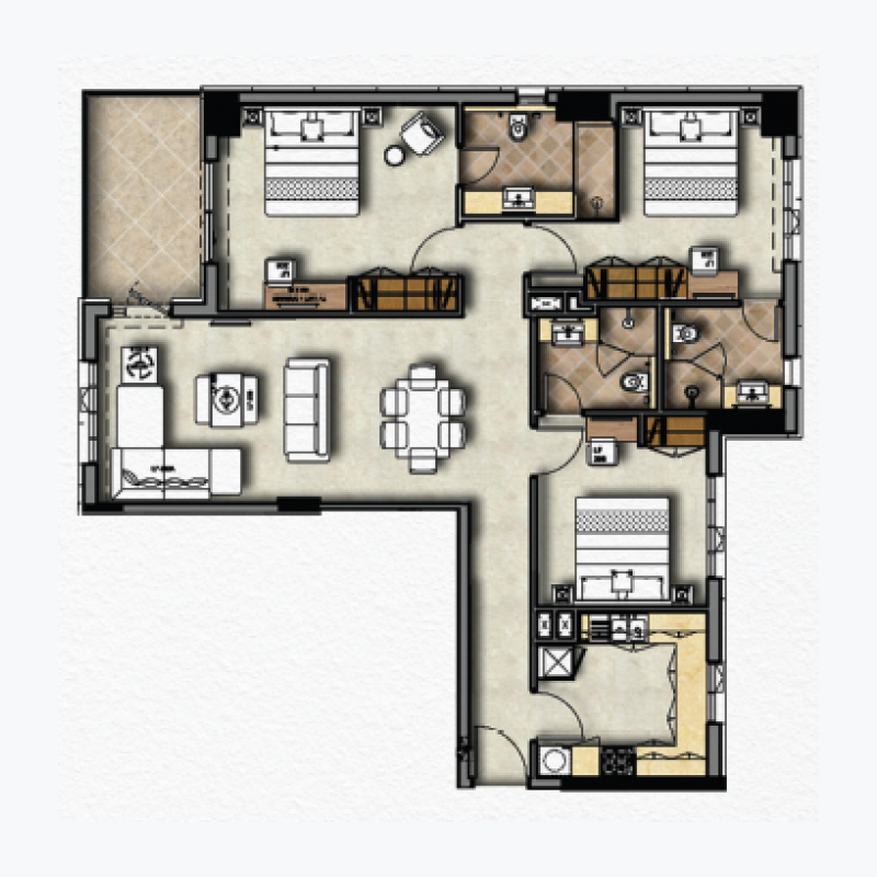Apartments plan