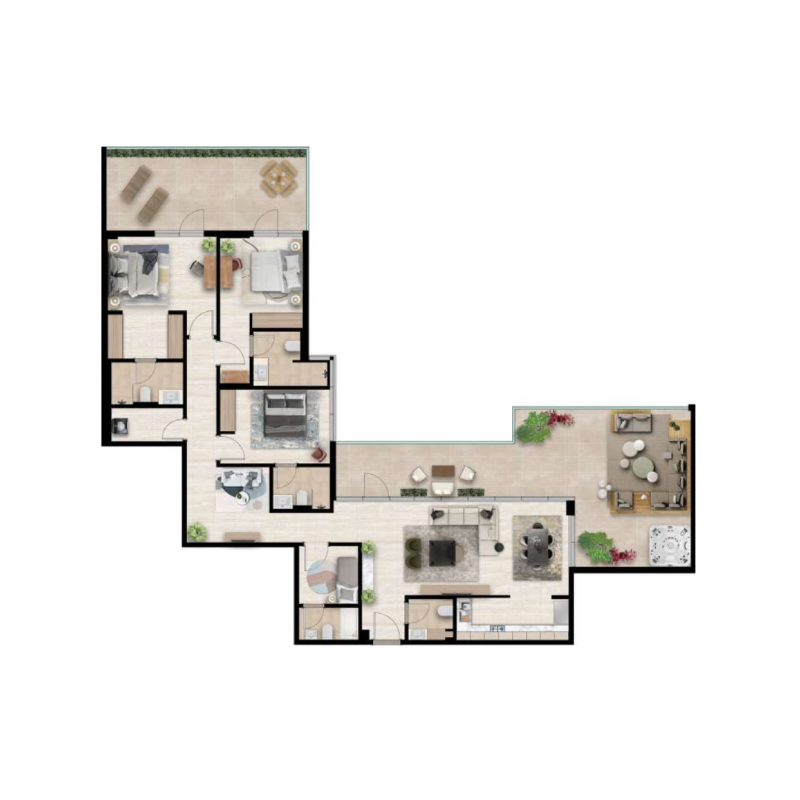 Apartments plan