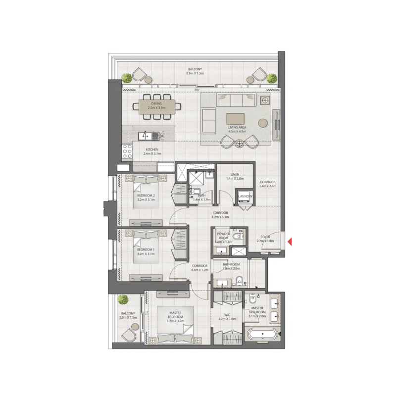 Apartments plan