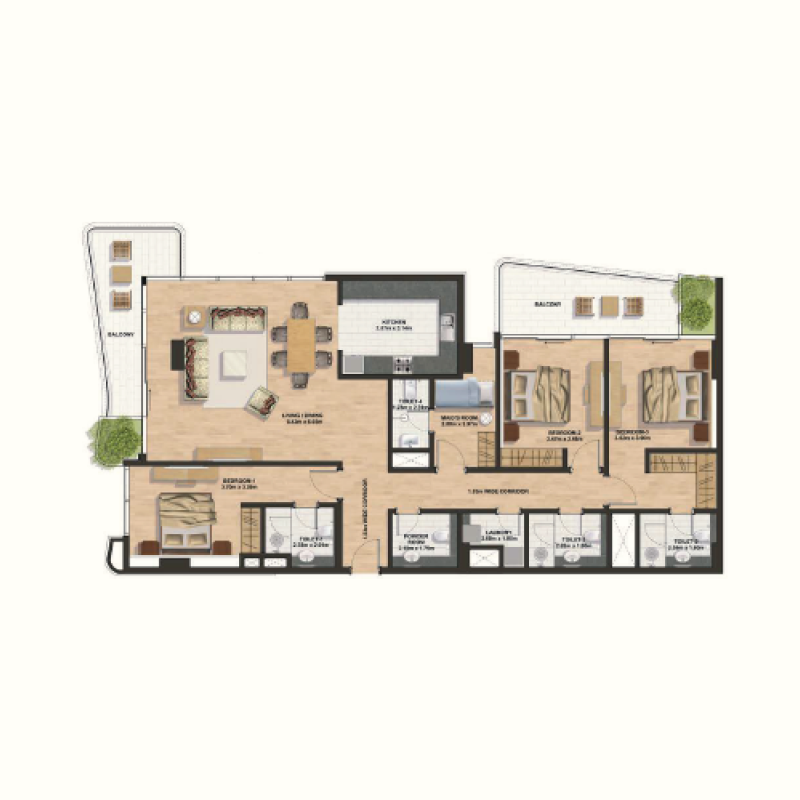 Apartments plan