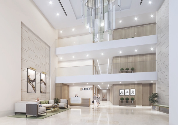 Azizi Aura lobby 1