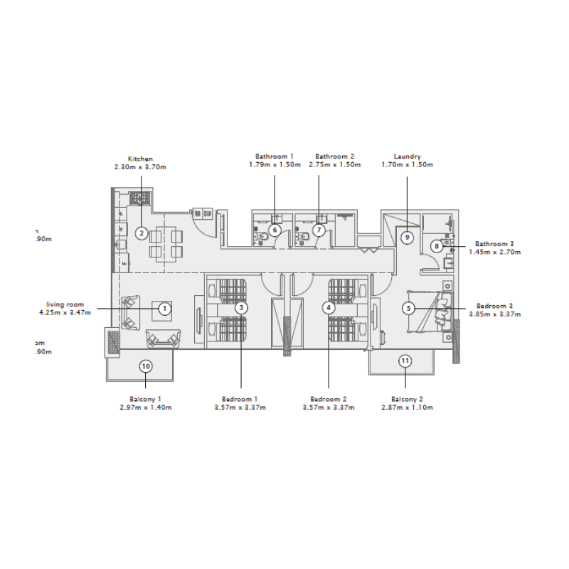 Apartments plan