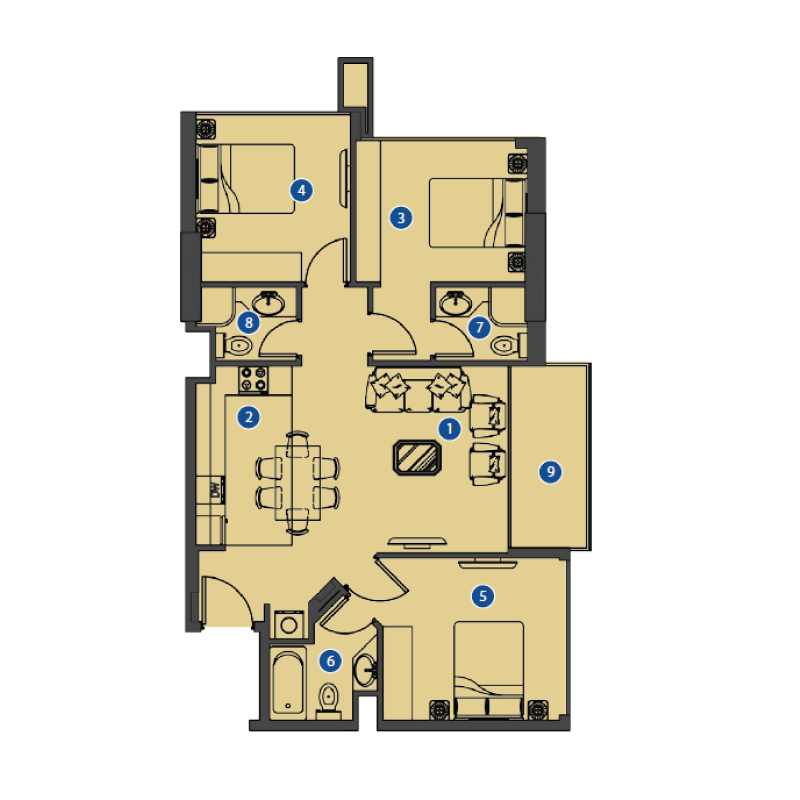 Apartments plan