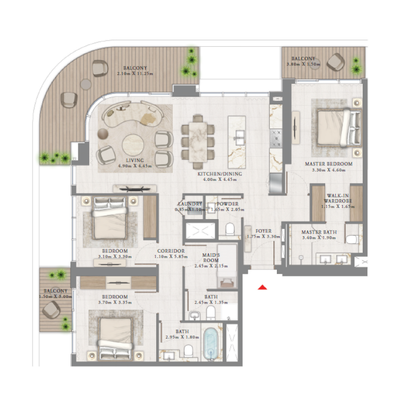 Apartments plan