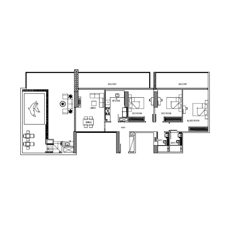 3 bedroom plan