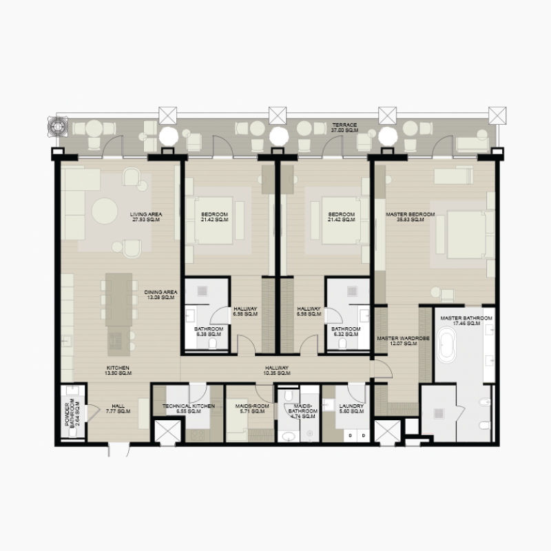 Apartments plan
