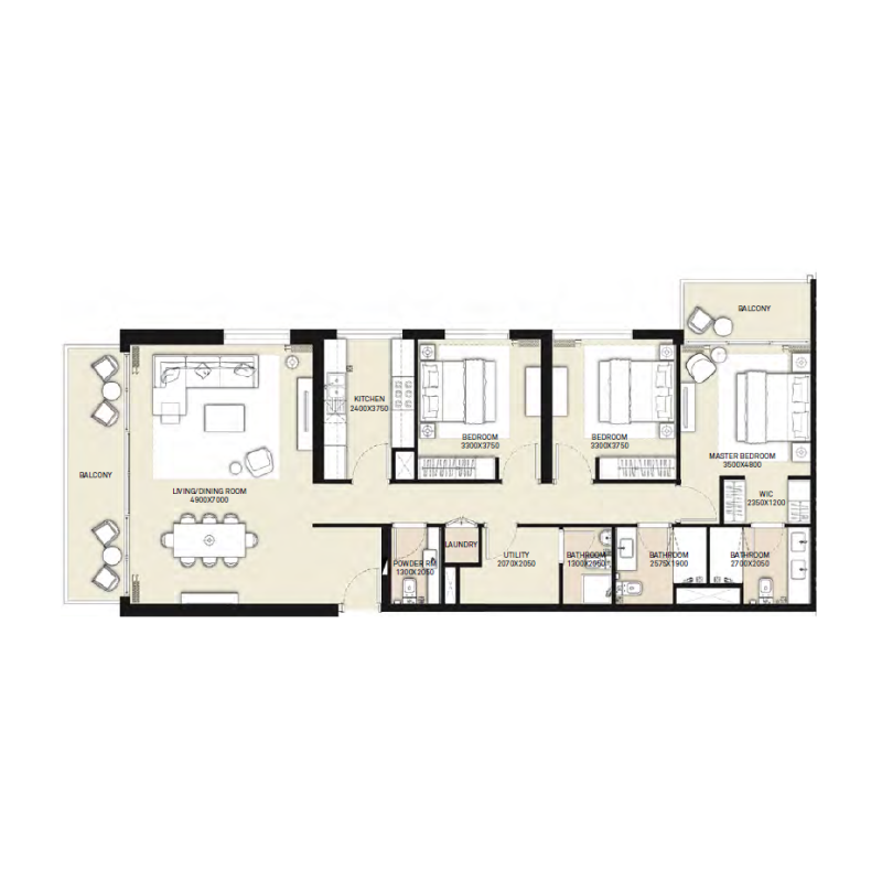 Apartments plan