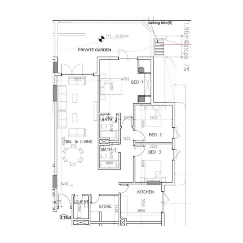 3 bedroom plan