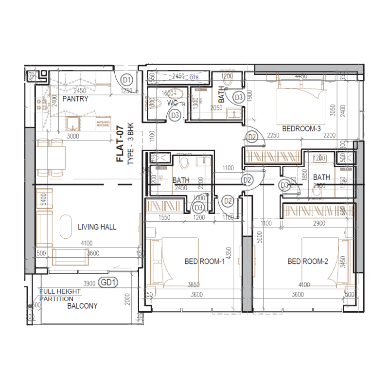 Apartments plan