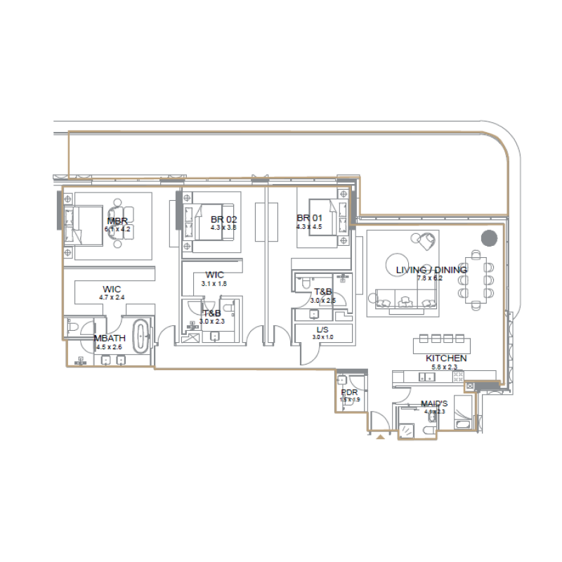 Apartments plan