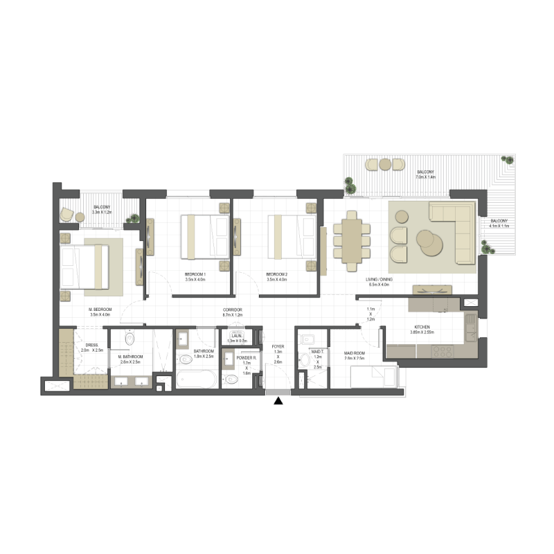 Apartments plan