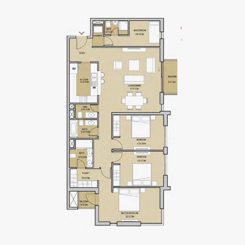Apartments plan