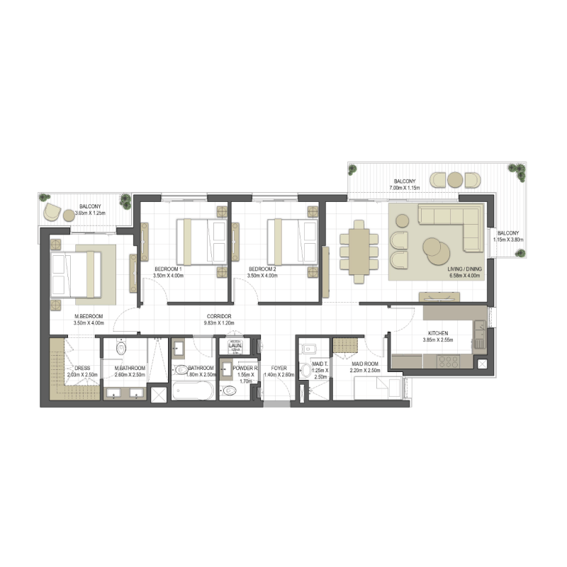 Apartments plan