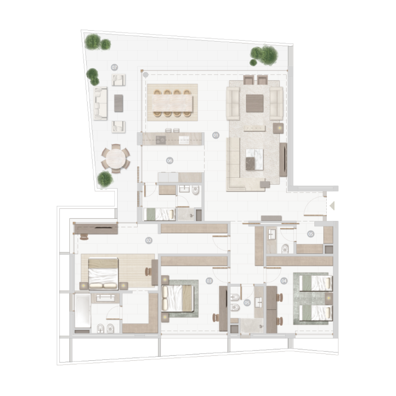 Apartments plan