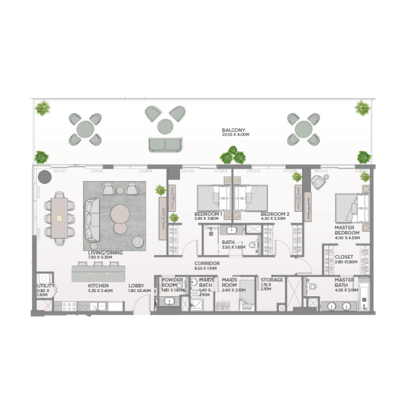 Apartments plan