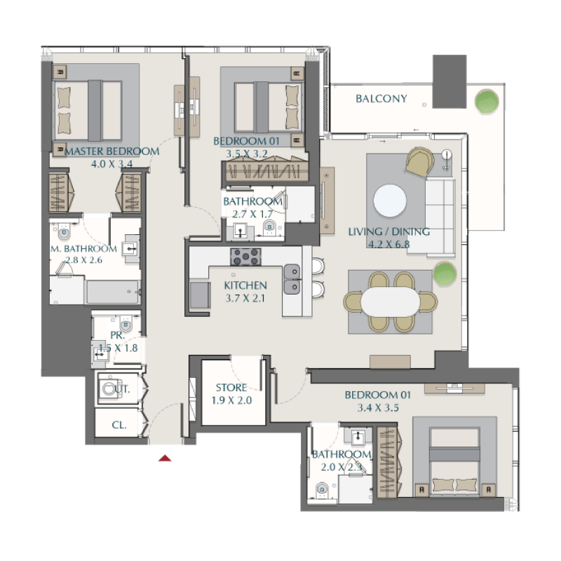 Apartments plan