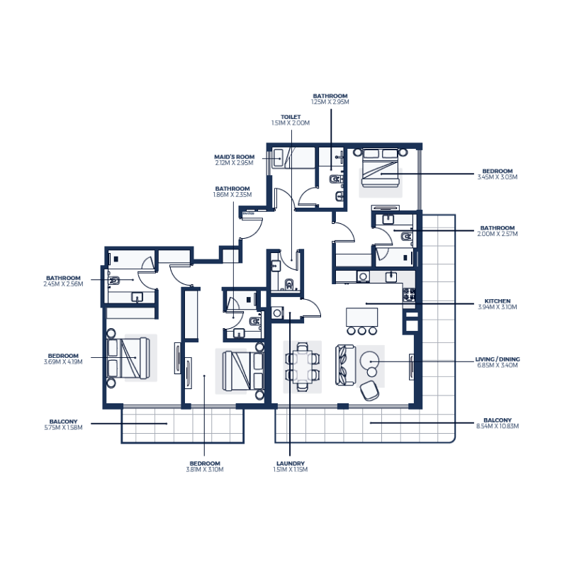 Apartments plan