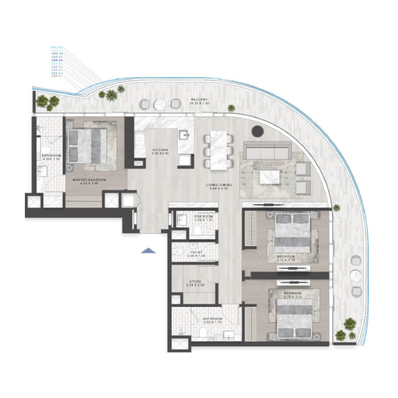 Apartments plan