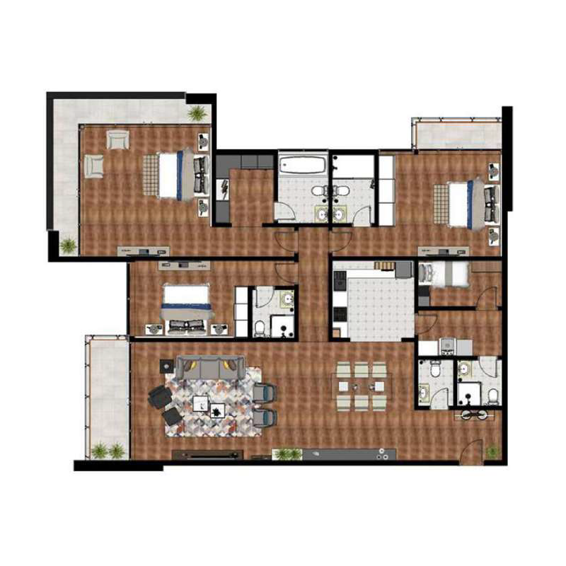 Apartments plan