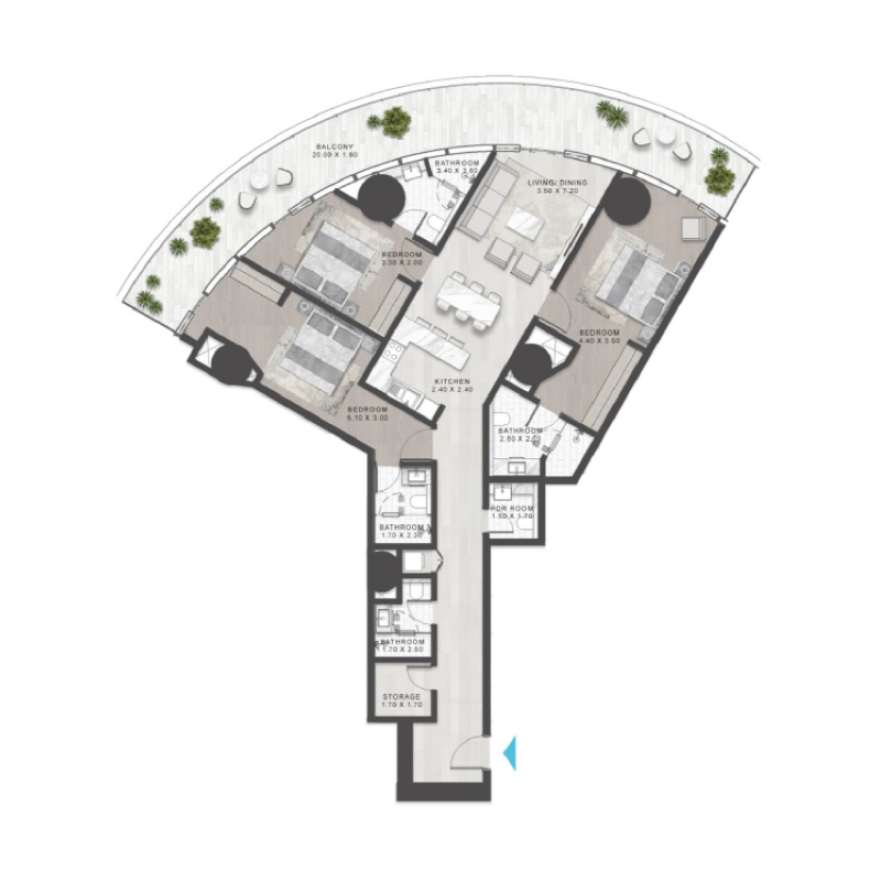 Apartments plan