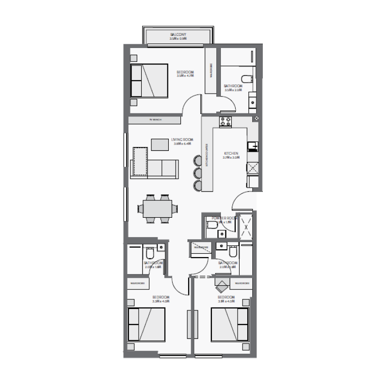 Apartments plan
