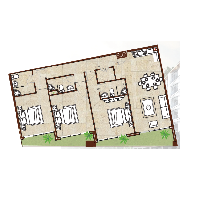 Apartments plan